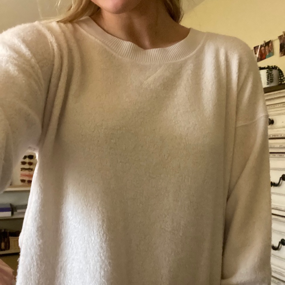 Aerie Cream Crewneck